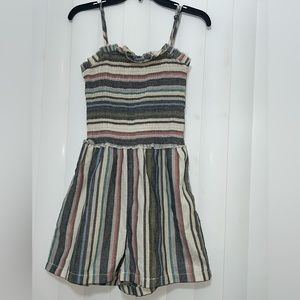 Cisono spaghetti strapped romper. LARGE